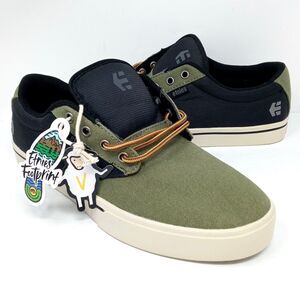 Etnies Men's Jameson 2 Eco Skate Shoes Men's Size 8.5 Green Black Comfort Casual